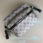 High Quality Copy L---V Messenger White Canvas Sport Style Shoulder Bag